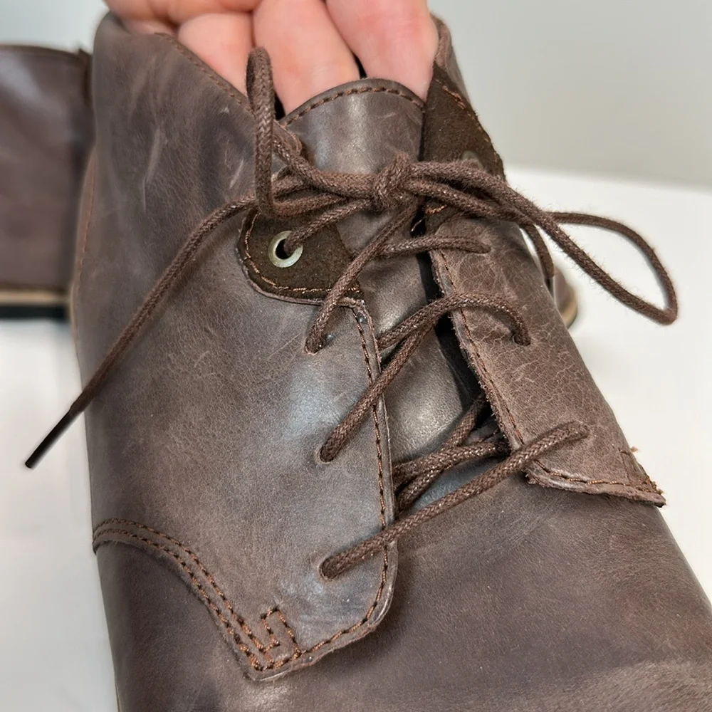 Timberland Revenia Brown Leather Chukka Boots Size 10